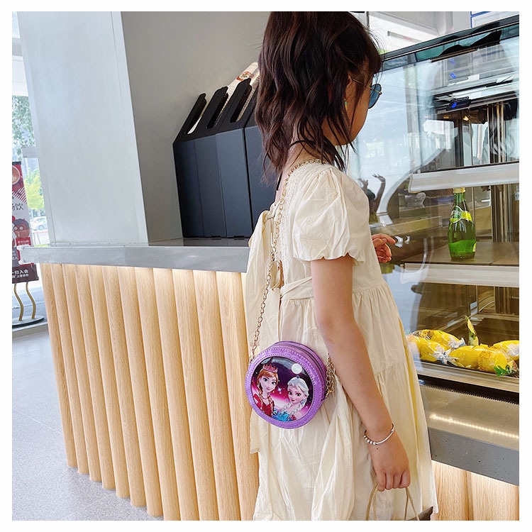 Túi xách trẻ em, túi đeo chéo bé gái hình công chúa elisa