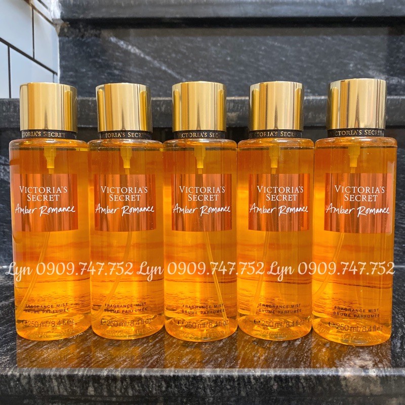[MẪU MỚI - VS 250ml] Nước Hoa Xịt Thơm Toàn Thân Victoria Secret Amber Romance Nhũ Lotion Dưỡng Thể Body Mist Kim Tuyến | BigBuy360 - bigbuy360.vn