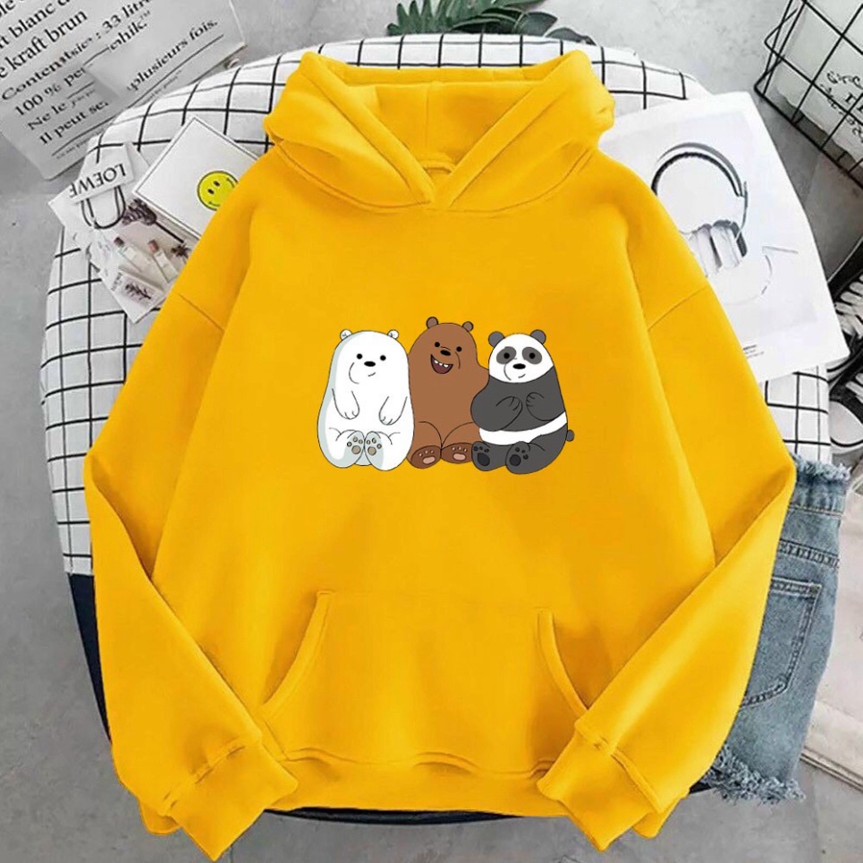 Áo khoác form rộng,Áo sweater nỉ , Áo Hoodie Ulzzang Form rộng 3 chú gấu Hot trend Thời Trang Thu Đông siêu đẹp zd.shop. | BigBuy360 - bigbuy360.vn