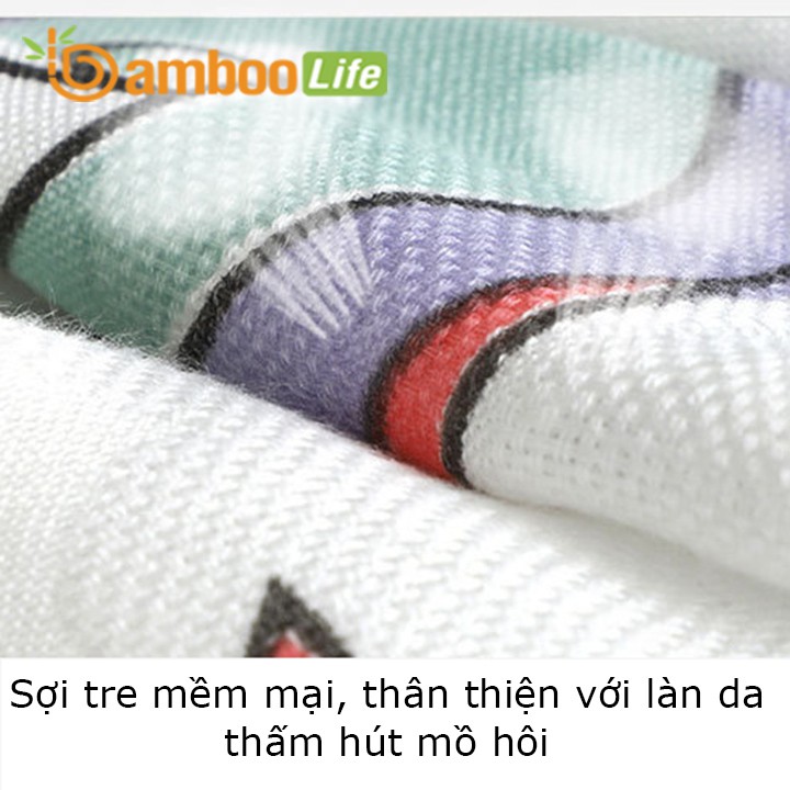 Chăn hè sợi tre Bamboo Life BL038 đũi, mền cho bé mềm mại, thoáng mát, kháng khuẩn an toàn với cả trẻ sơ sinh