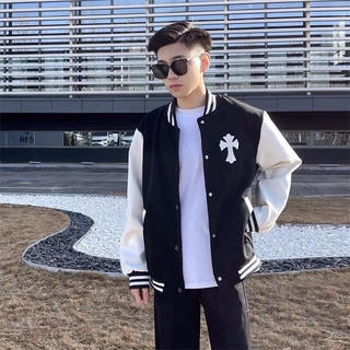 Áo khoác gió bomber chữ thập