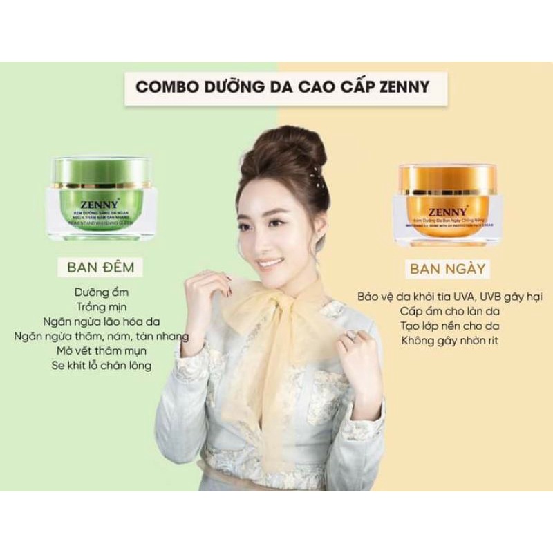 COMBO BỘ KEM DƯỠNG DA ZENNY