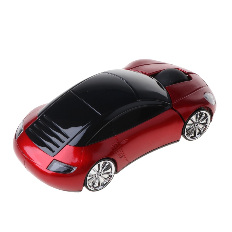 Chuột không dây 2.4G 1600DPI Hình Xe Hơi Có Đèn LED Chất Lượng Cao