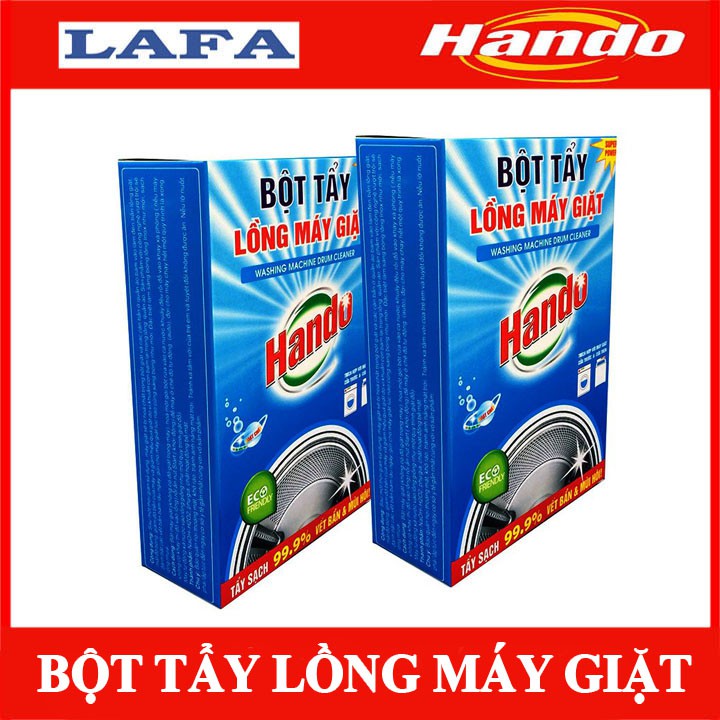 [HANDO VIỆT NAM] Bột Tẩy Lồng Máy Giặt, Hộp 2 Gói X 100g Chính Hãng Hando Việt Nam - HVS019