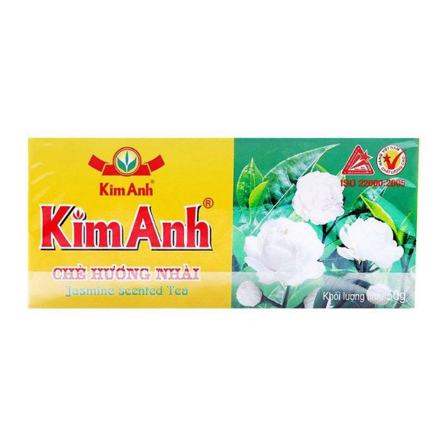 Trà túi lọc Kim Anh hương Nhài hộp 50gr | BigBuy360 - bigbuy360.vn