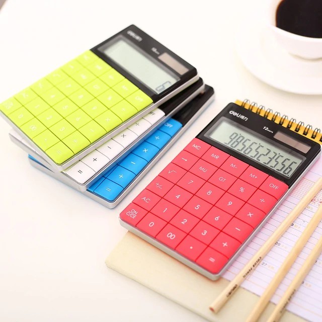 Máy Tính TOUCH Nhiều Màu Deli 1589