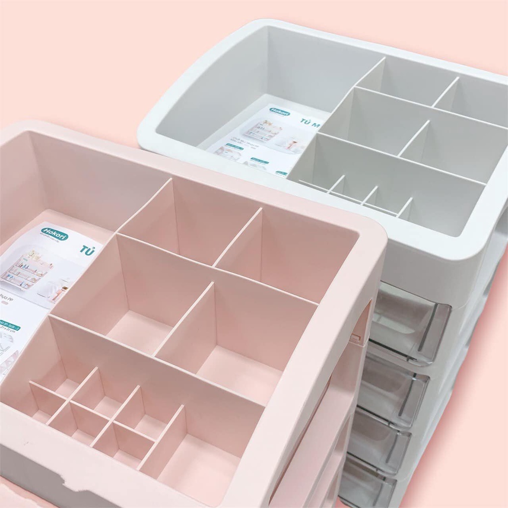 Tủ Đựng Mỹ Phẩm Cao Cấp Hokori Nhựa Việt Nhật 3636