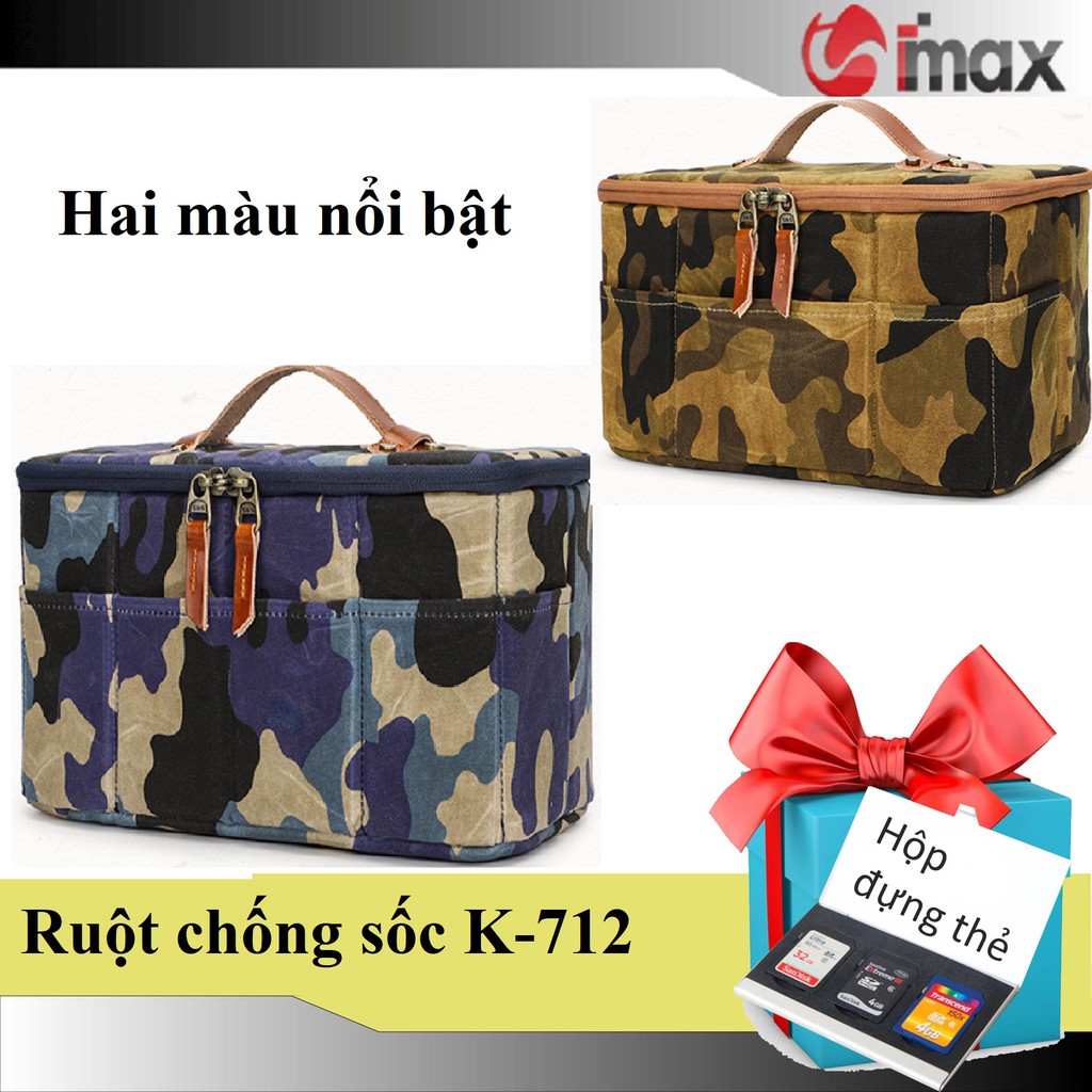 Ruột chống sốc Artisan K-712, 2 màu, Tặng hộp đựng thẻ nhớ