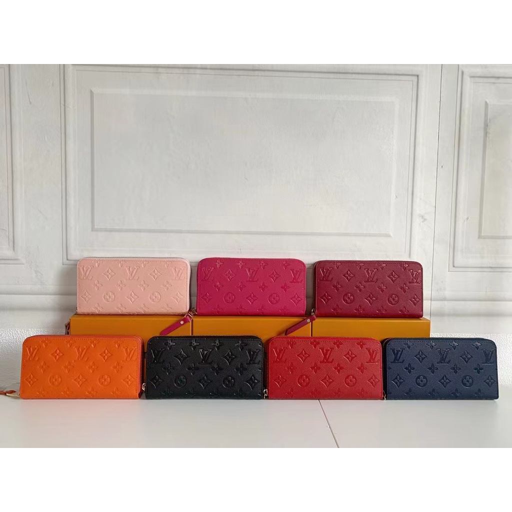 Ví Louis Vuitton 60017 Họa Tiết Kim Cương Nổi Phối Khóa Kéo Thời Trang Cho Nữ