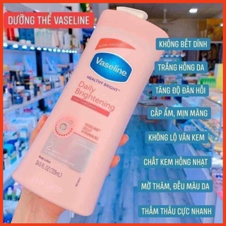 Sữa Dưỡng thể Vaseline 725ml Body Lotion Mỹ trắng da ,mịn màng, cấp ẩm chuyên sâu MF098