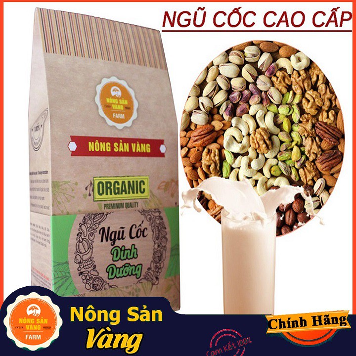 1kg Bột Ngũ Cốc Cao Cấp 12 Loại Hạt (handmade) - Nông Sản Vàng