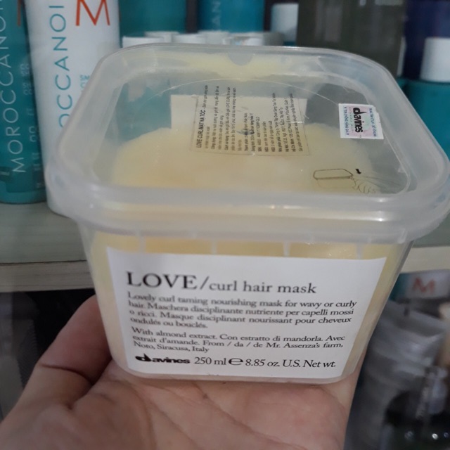 * Chính Hãng* Hấp dầu mặt nạ dưỡng tóc xoăn Davines Love 250ml