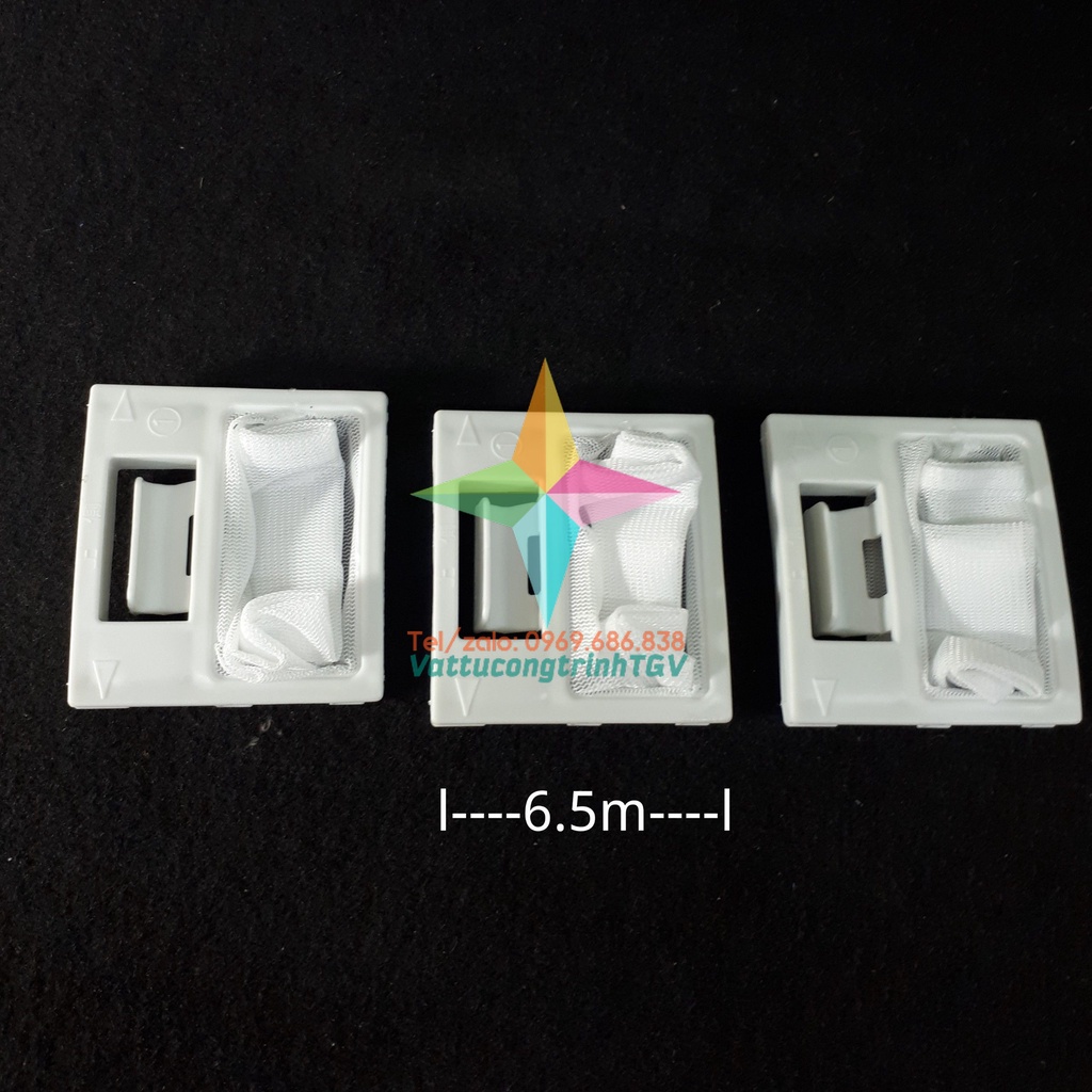 Bộ 3 túi lưói lọc thay thế cho máy giặt TOSHIBA KT: 7cm x 6.5 cm