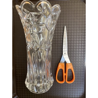 Lọ hoa thủy tinh pha lê cỡ lớn 30cm 🌼