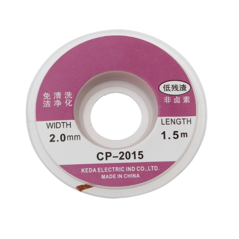 Cuộn Dây Đồng Hút Thiếc Hàn 5ft 2.0mm Dài 1.5M