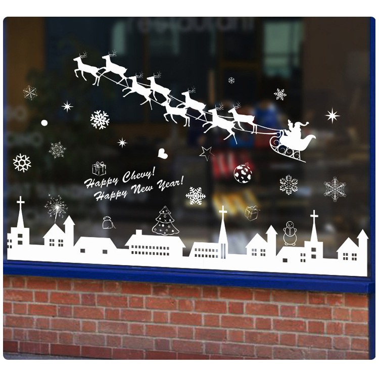 Decal dán tường Noel 4