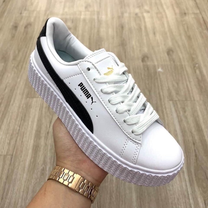 ❌🎁 Giày Thể Thao 𝐏𝐮𝐦𝐚, 𝐏𝐮𝐦𝐚 Kẻ Đen Bản Đế Sần Đẹp