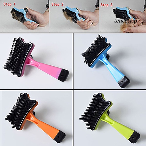 Lược chải lông thú cưng làm từ nhựa thiết thực tiện lợi