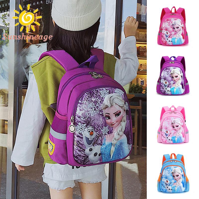 Kindergarten Schoolbag Boys Girls Backpack Cartoon Anime Printed Children's Bag
