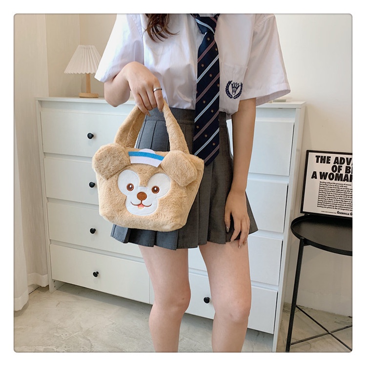 Túi quai xách cầm tay vải bông siêu cute nhiều hình dáng dễ thương