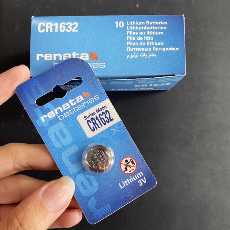 1 viên Pin CR1632 Hàng Chính Hãng Maxell, Renata, Panasonic pin cảm biến áp suất lốp, chìa khóa ô tô... 3V LITHIUM