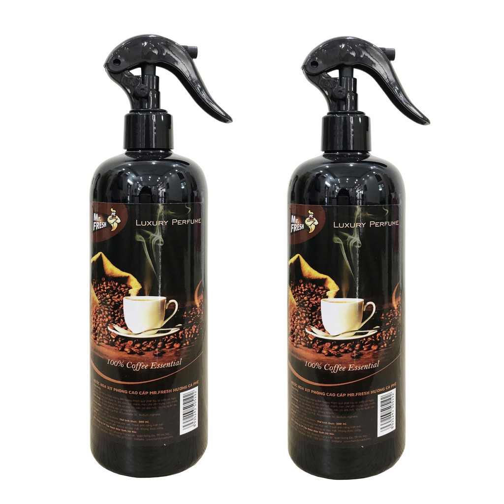 Bộ 2 chai nước hoa xịt phòng cao cấp Mr Fresh 500ml