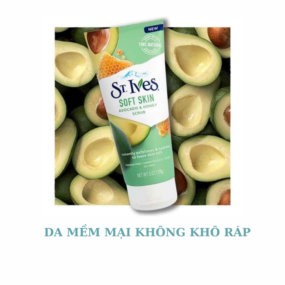 Sữa rửa mặt St ives tẩy tế bào chết giúp da trở nên sáng bóng và mịn màng