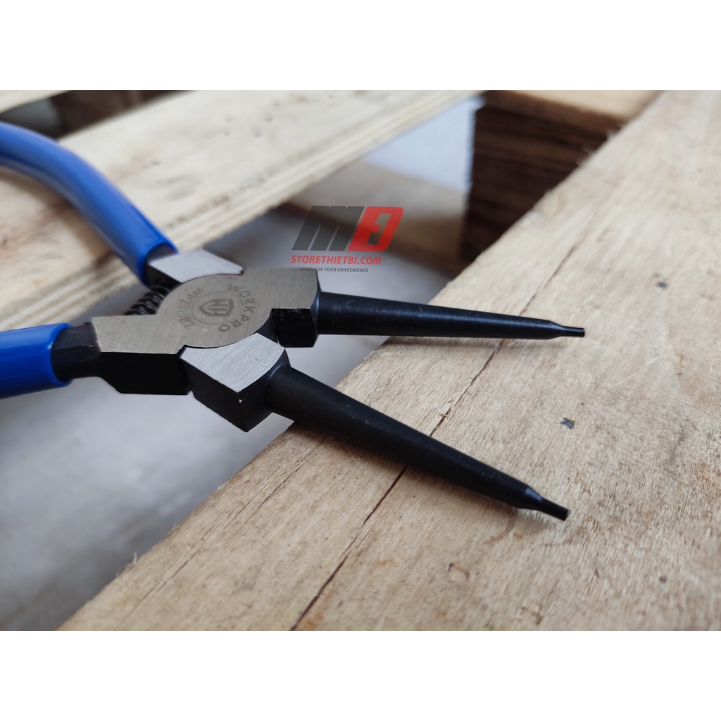 Kìm mũi dài bằng thép CR-V Workpro - WP231082
