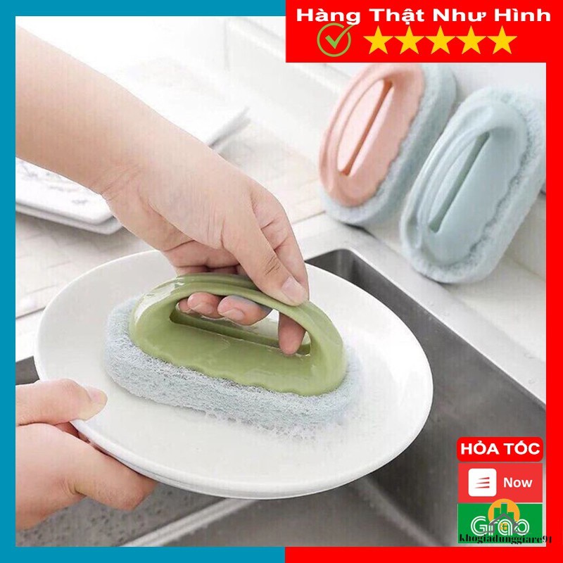 Bàn Chải Cọ Chà Vệ Sinh Nhà Bếp, Nhà Tắm Có Tay Cầm Tiện Lợi