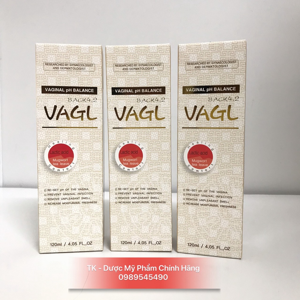 Dung Dịch Vệ Sinh Phụ Nữ Dịu Nhẹ Khử Mùi VAGL Goodndoc - 120ml