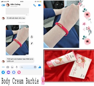 BODY BARBIE LOTION DƯỠNG TRẮNG DA