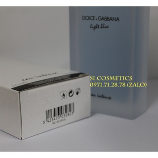 [ Tester ] Nước hoa nữ D&G Light Blue Eau Intense EDP 100ml