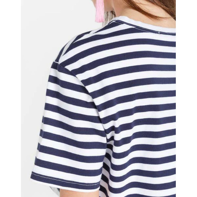 Áo croptop kẻ sọc VNXK