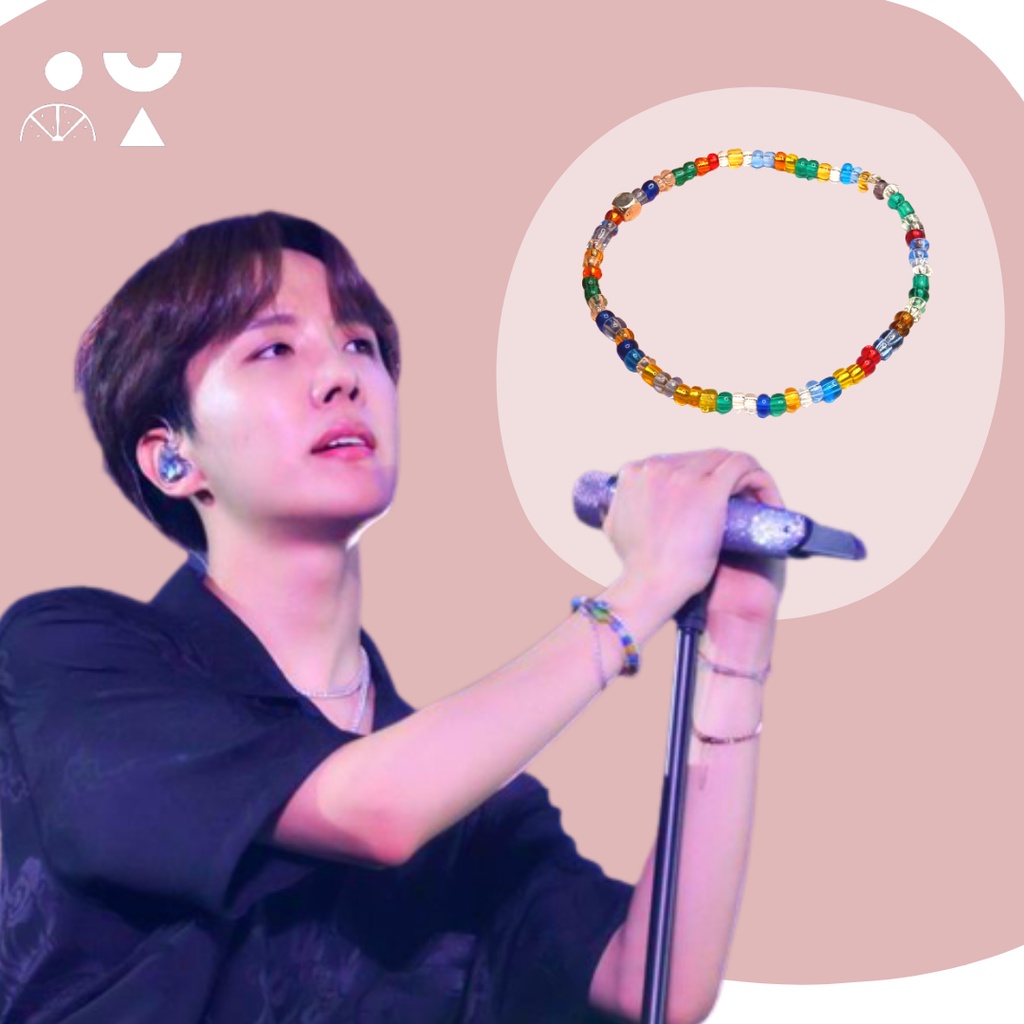 Vòng Tay Chuỗi Hạt Hàn Quốc | Gối Ôm Phong Cách Thần Tượng Bts J-Hope Jung Hoseok 01 | Vòng Tay Chuỗi Hạt Thủ Công Phong Cách Thần Tượng Kpop