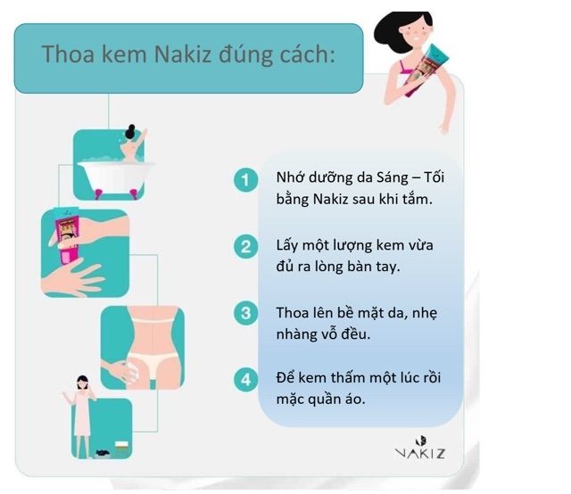 NAKIZ - Kem giảm thâm BODY Nakiz Lively Butt Thái Lan | BigBuy360 - bigbuy360.vn