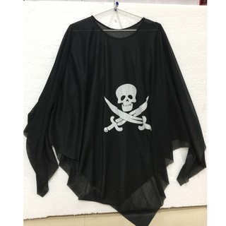 Áo đầu lâu xương chéo hóa trang Halloween dài 95cm dành cho các bé từ 4-8 tuổi