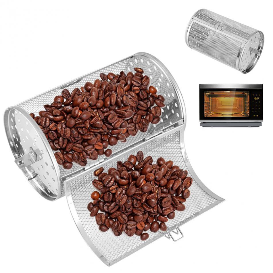 {INOX lớn} Lồng rang cafe 500gr 1 mẻ, lồng quay rang hạt lò nướng đa năng móp méo nhẹ - THANH LÝ