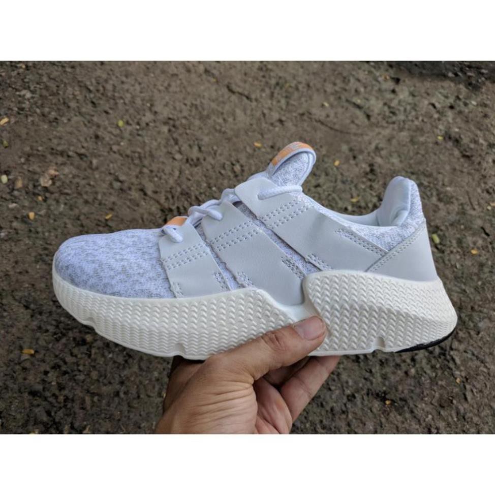 HOT 12.12 HẠ GIÁ [HỘP BOX THƯỜNG] Giày Adidas Prophere màu xám trắng cam * :