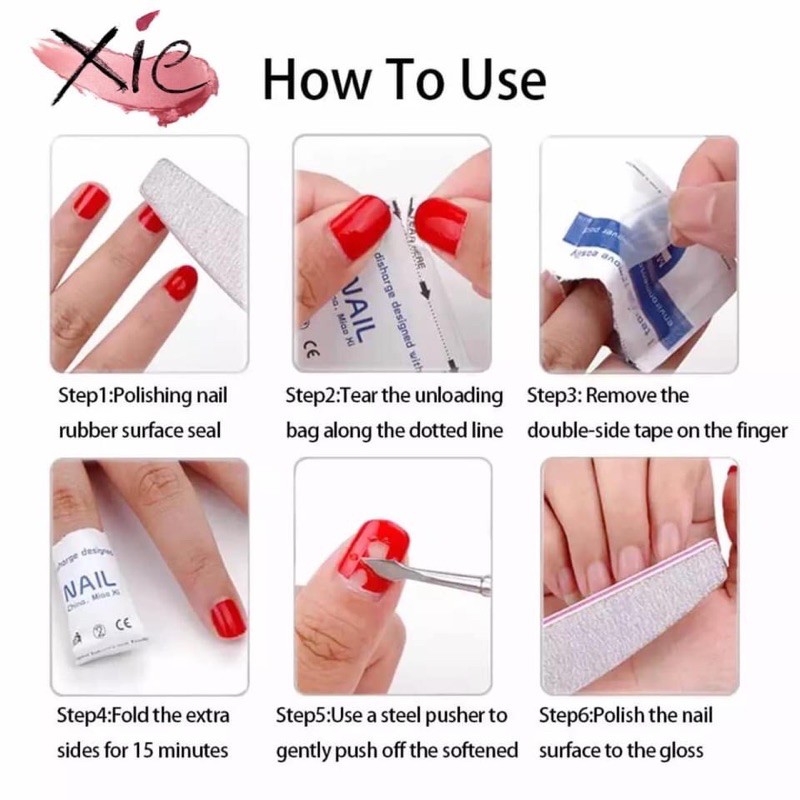 GIẤY Ủ THÁO GEL MIAOXI -XIE dụng cụ mi&amp;nail❤️