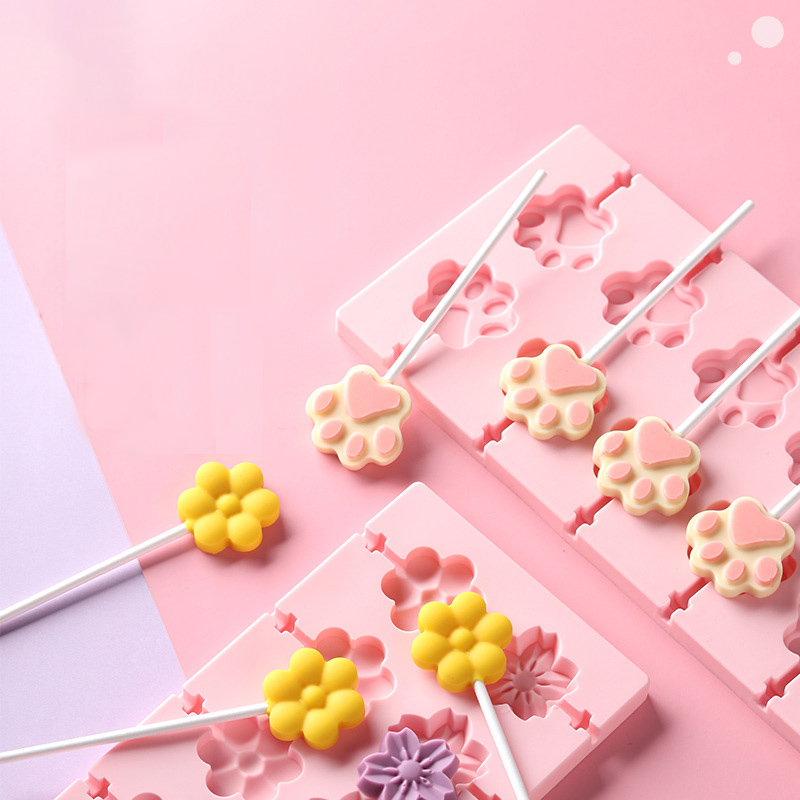 Khuôn silicon làm kẹo mút OSSAYI độc đáo sáng tạo