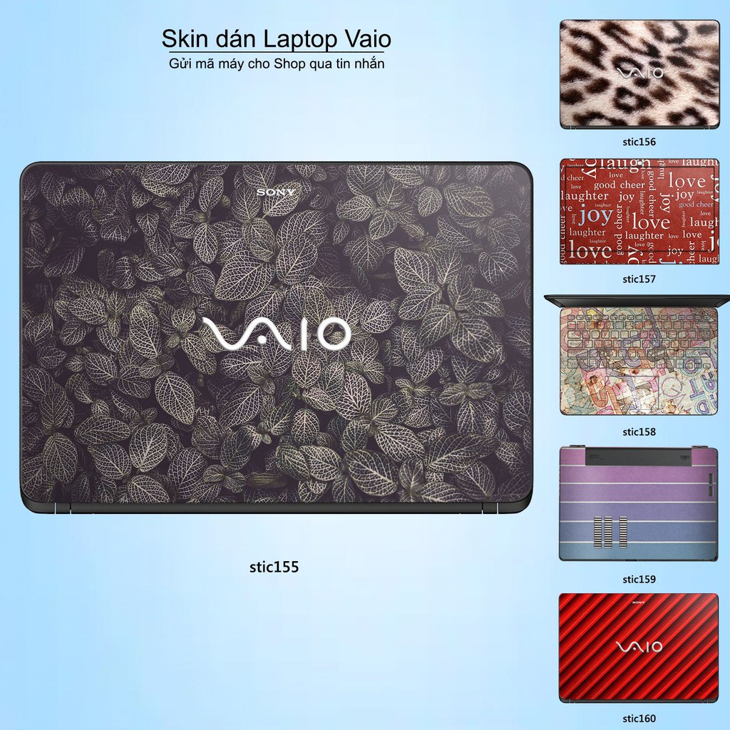 Skin dán Laptop Sony Vaio in hình Hoa văn sticker nhiều mẫu 26 (inbox mã máy cho Shop)