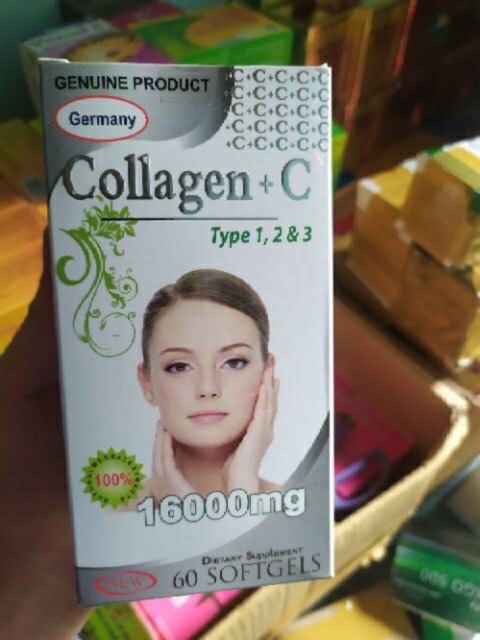 Viên uống Collagen +C  Type 1, 2 &amp; 3 giúp trẻ hoá làn da