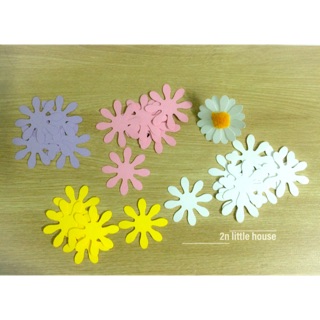 Cánh hoa cúc giấy cắt sẵn(50 cái)