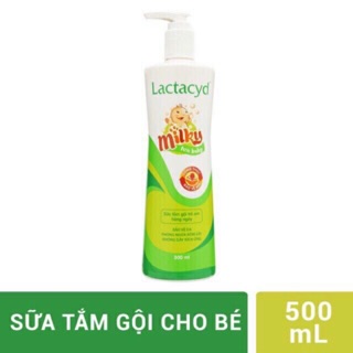 {rẻ vô địch}{Chính hãng } Sữa tắm lactacyd milky ngừa rôm sẩy 500ml date 2022