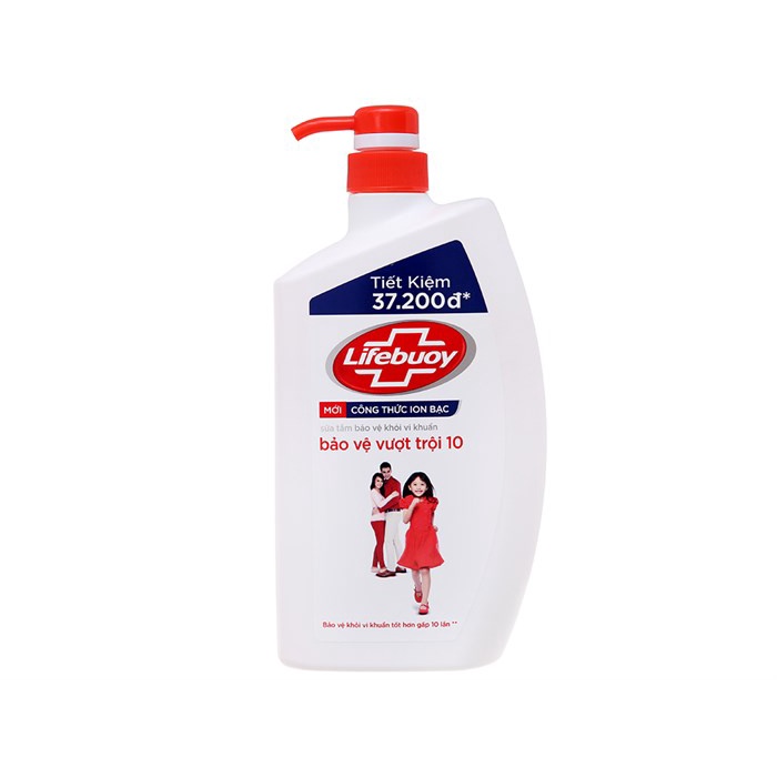 Sữa tắm Lifebuoy ion bạc 800g