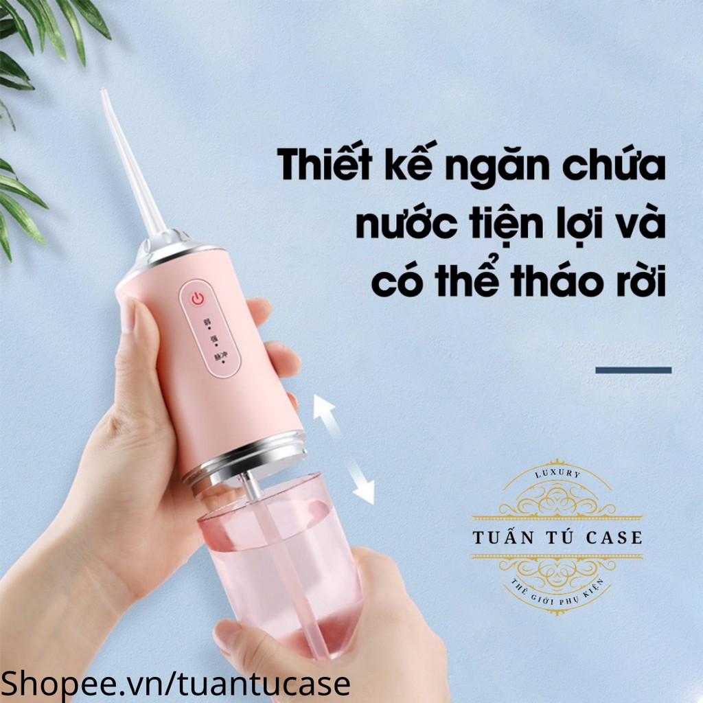 Máy tăm nước cầm tay Oral Irrigator làm sạch răng miệng linh hoạt nhỏ gọn tiện lợi