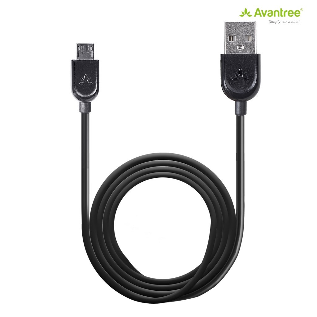 Cáp sạc và truyền dữ liệu Micro USB sang USB 2.0 AVANTREE FDKB-TR181-BLK A2121 (màu đen)