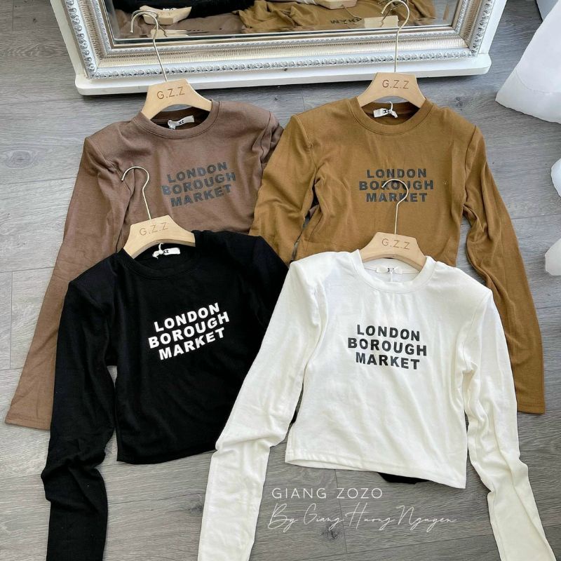 Áo thun chữ 4 màu