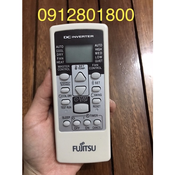 Điều khiển điều hoà FUJITSU DC INVERTER mặt xám hàng tốt