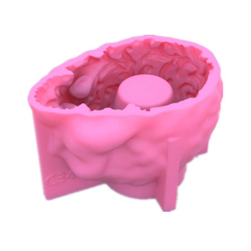 Khuôn Silicone Làm Giá Đỡ Nến / Xà Phòng Hình Đầu Lâu 3D